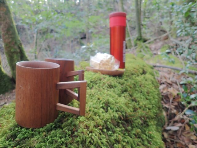 トレッキング中の休憩