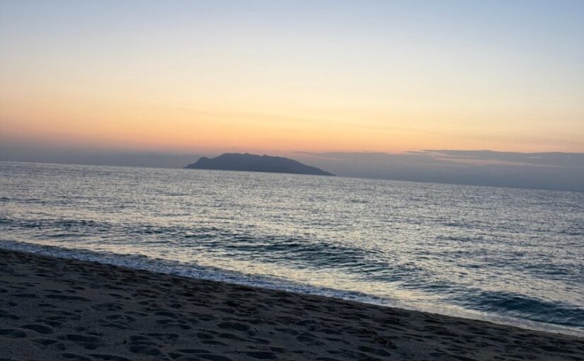 屋久島サンセット鑑賞
