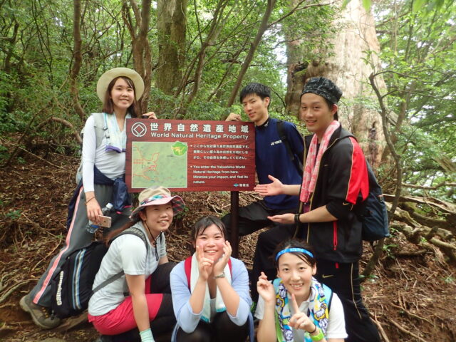 屋久島　縄文杉トレッキング　トレッキング