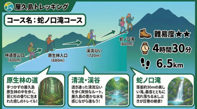 蛇ノ口滝コース