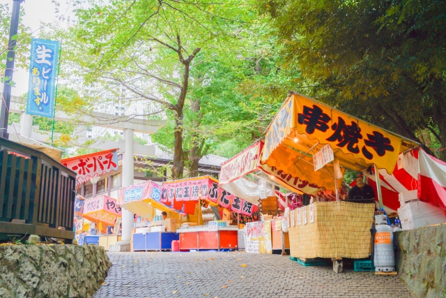 屋久島ご神山祭りの屋台・出店